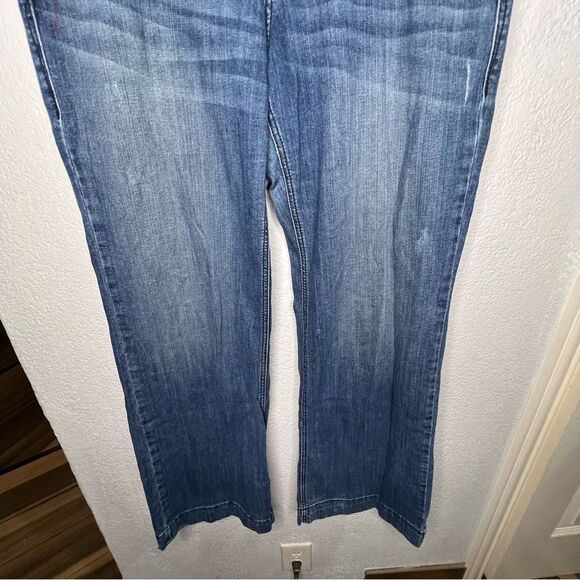 Ariat Denim Trousers Relaxed Basic Boot Cut Blue Jean Sz 33RX30 - Picture 5 of 12